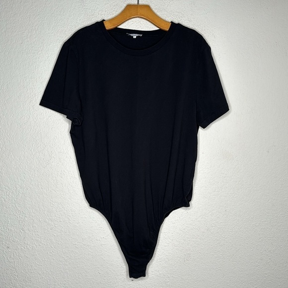 Danielle Bernstein TShirt Bodysuit in Black Size XL Minimalist - Picture 12 of 12